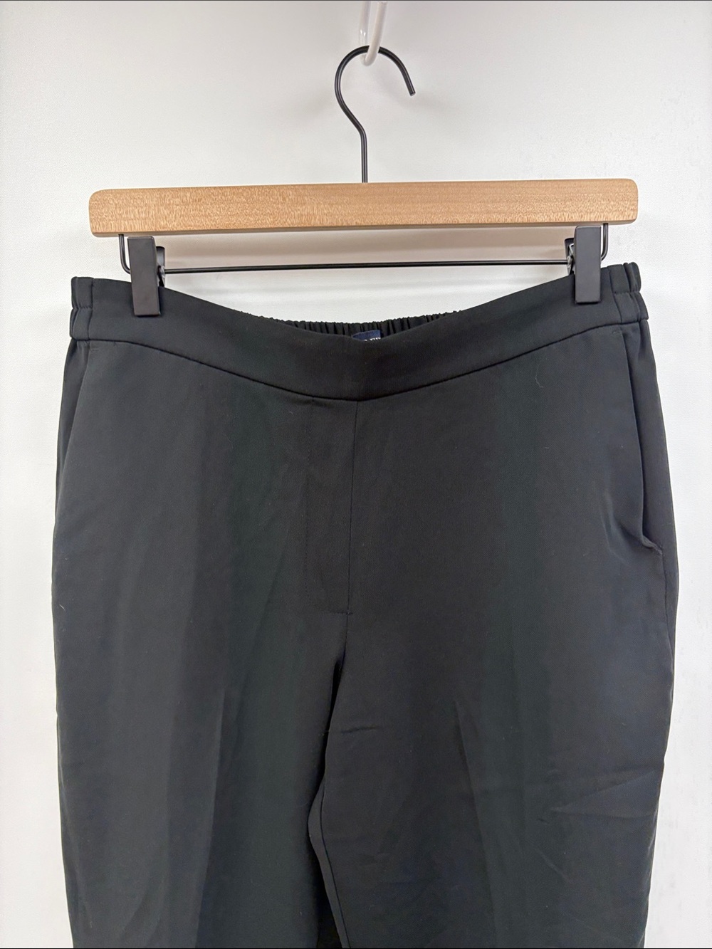 J. Crew Jamie Elastic Waist Pull-On Tapered Trouser Pant Minimalist Black 10 - Picture 4 of 10